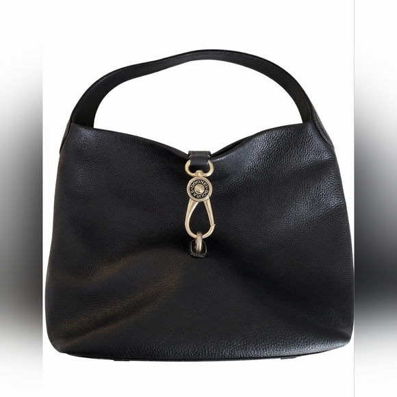 Dooney & Bourke Black Logo Lock Shoulder Bag - Picture 3 of 16